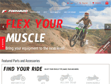 Tablet Screenshot of forwardpowersports.com